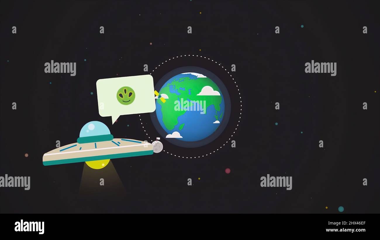 Rotating earth spinning in cartoon hi-res stock photography and images ...