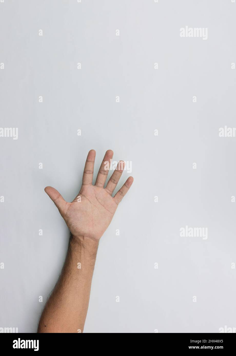 Male hands isolated on white Stock Photo - Alamy