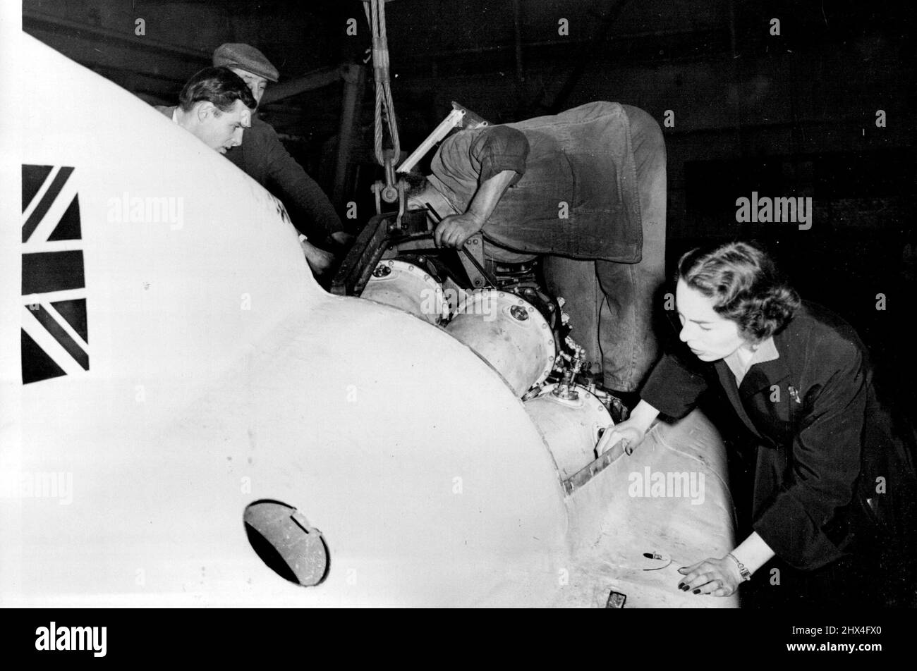 New Engine For The White Hawk Mrs. Stella HanningLee, who is to make