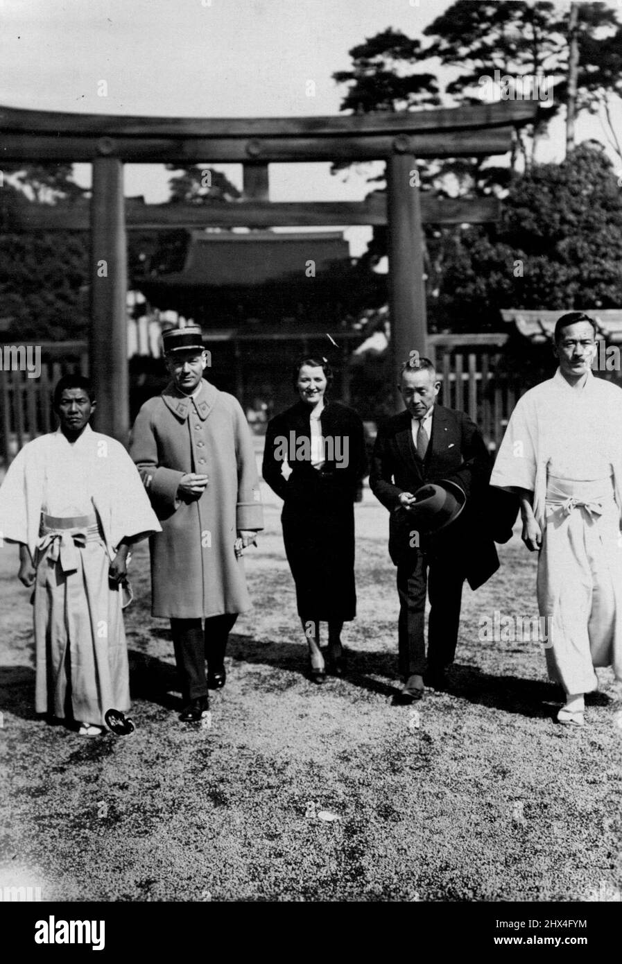 Mlle. Maryse Hilsz, French aviatrix and her mechanic Rene Praz who