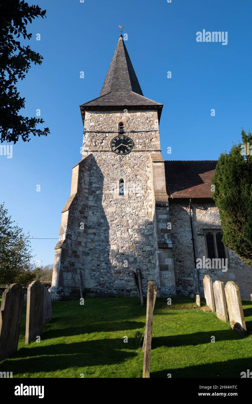 Holybourne parish church, Church of the Holy Rood, Holybourne village, Hampshire, England, UK Stock Photo