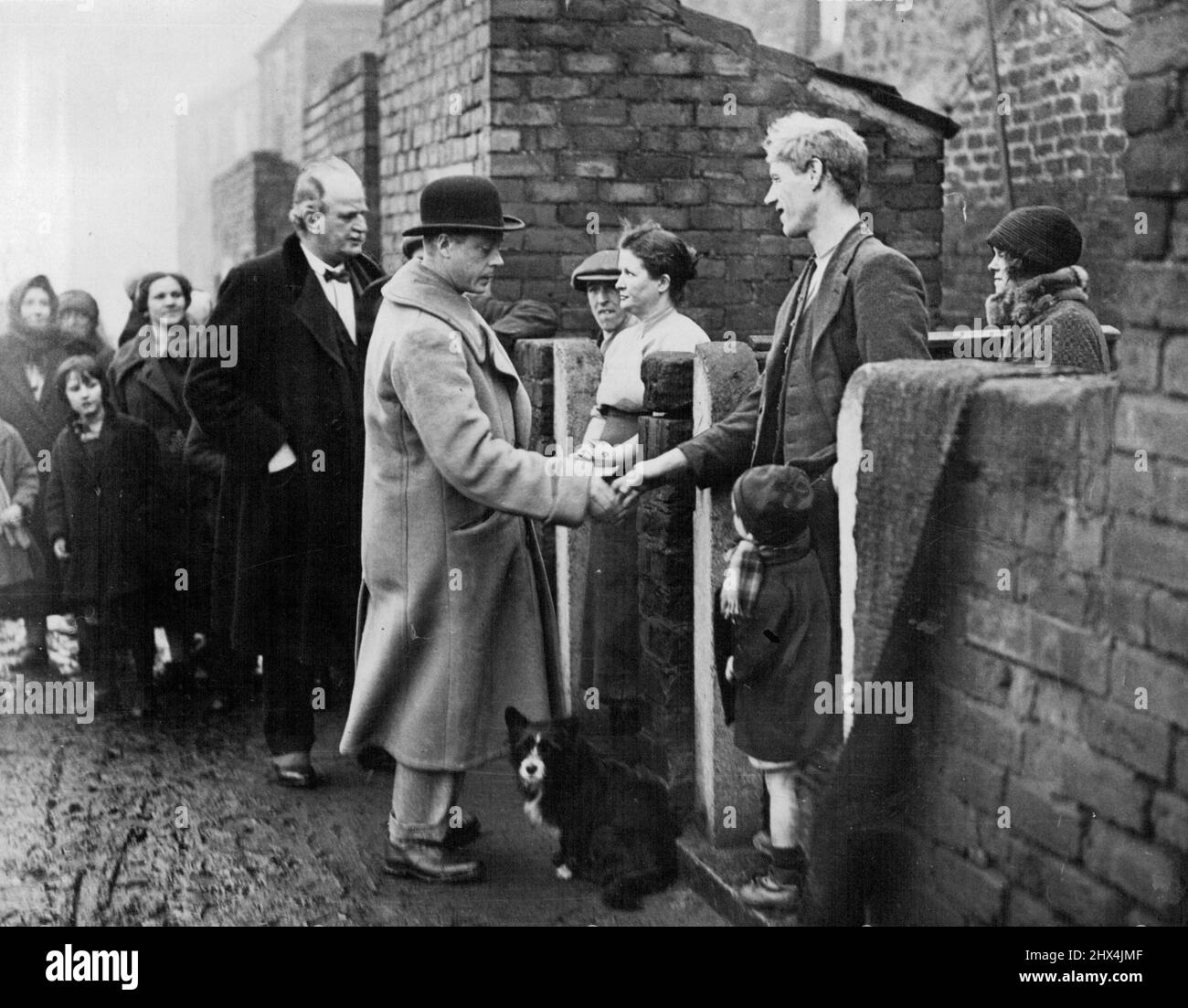 The abdication of Edward VIII from the English Throne just before World War II was the result of a combination of some of the most curious political forces in modern English history. April 14, 1936. Stock Photo