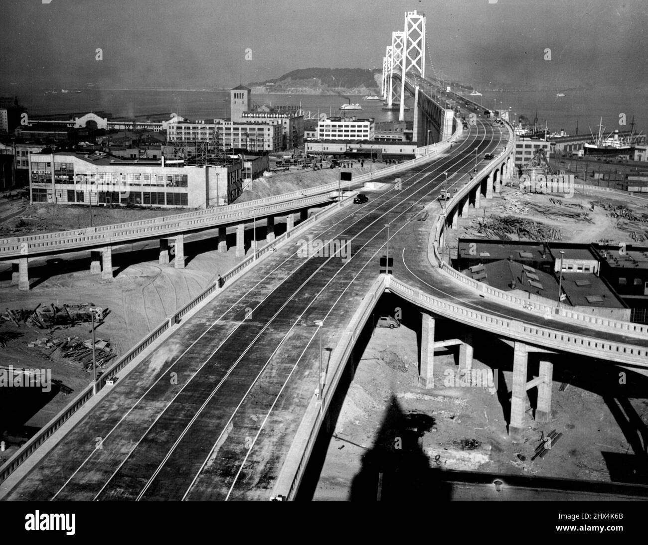 Oakland bay bridge vintage hi-res stock photography and images - Alamy