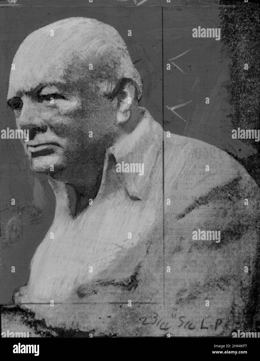 Winston Churchill - Leader. May 10, 1953. Stock Photo