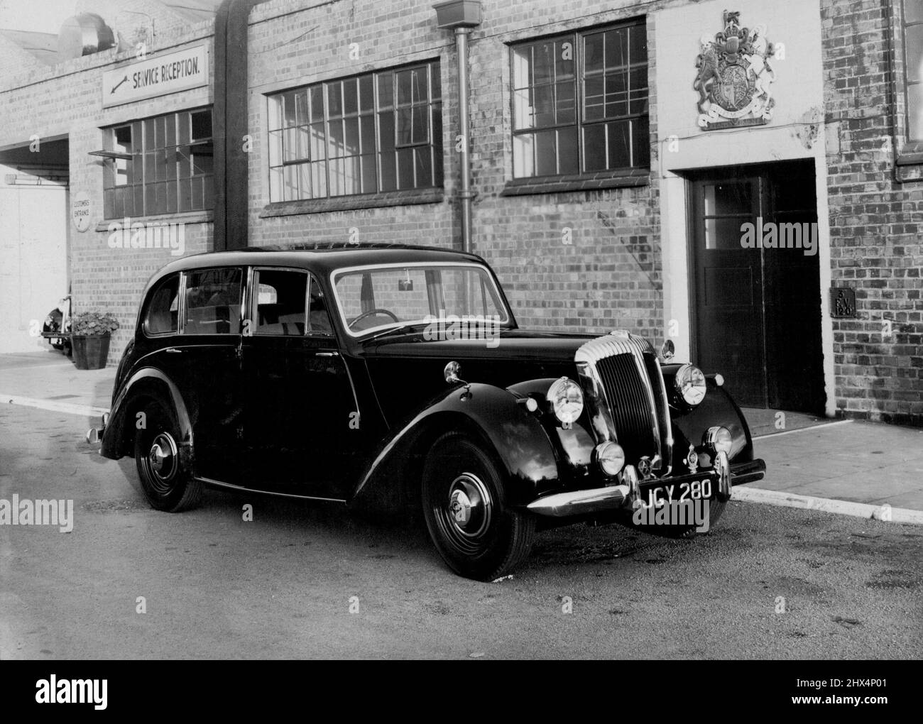 Cars (Royal) - British Royalty - General. December 12, 1950. Stock Photo