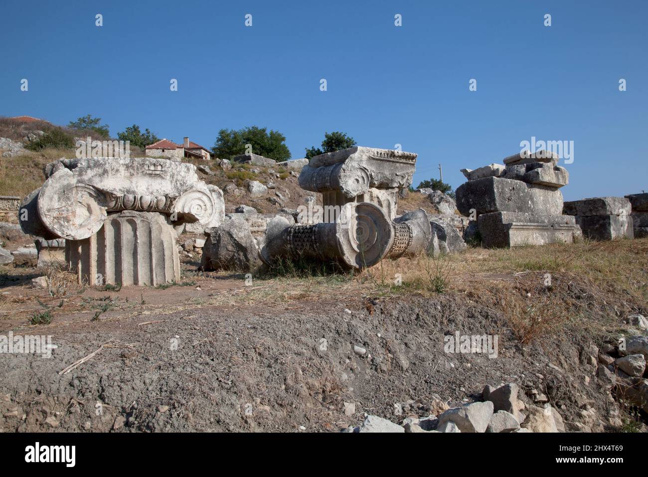 Turkey, near Kalkan, ruins of Letoon Stock Photo Alamy