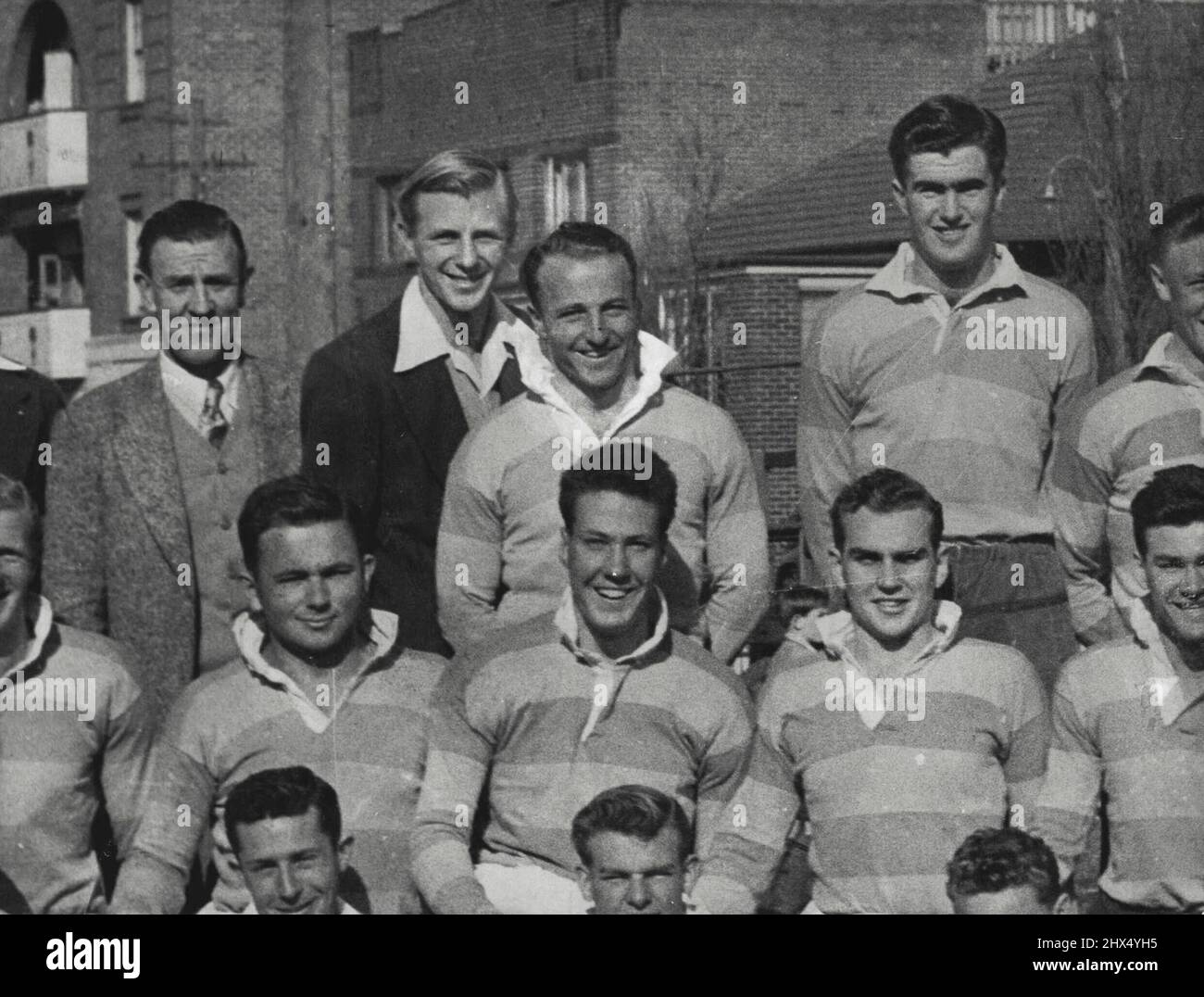 Rugby Union Teams - Aust. & Local To 1960. June 17, 1954. Stock Photo