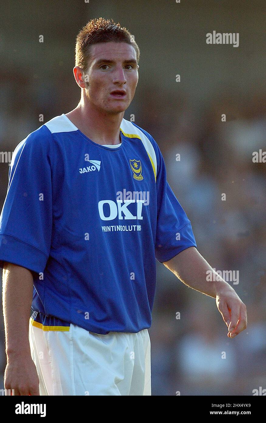 PORTSMOUTH FC JULY 2005 JAMES KEENE PIC MIKE WALKER, 2005 Stock Photo