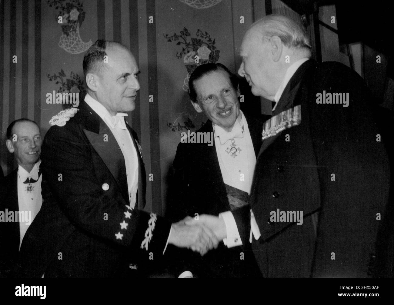 welcomes To The Pilgrims' Guest -- The introductions have been made by ...