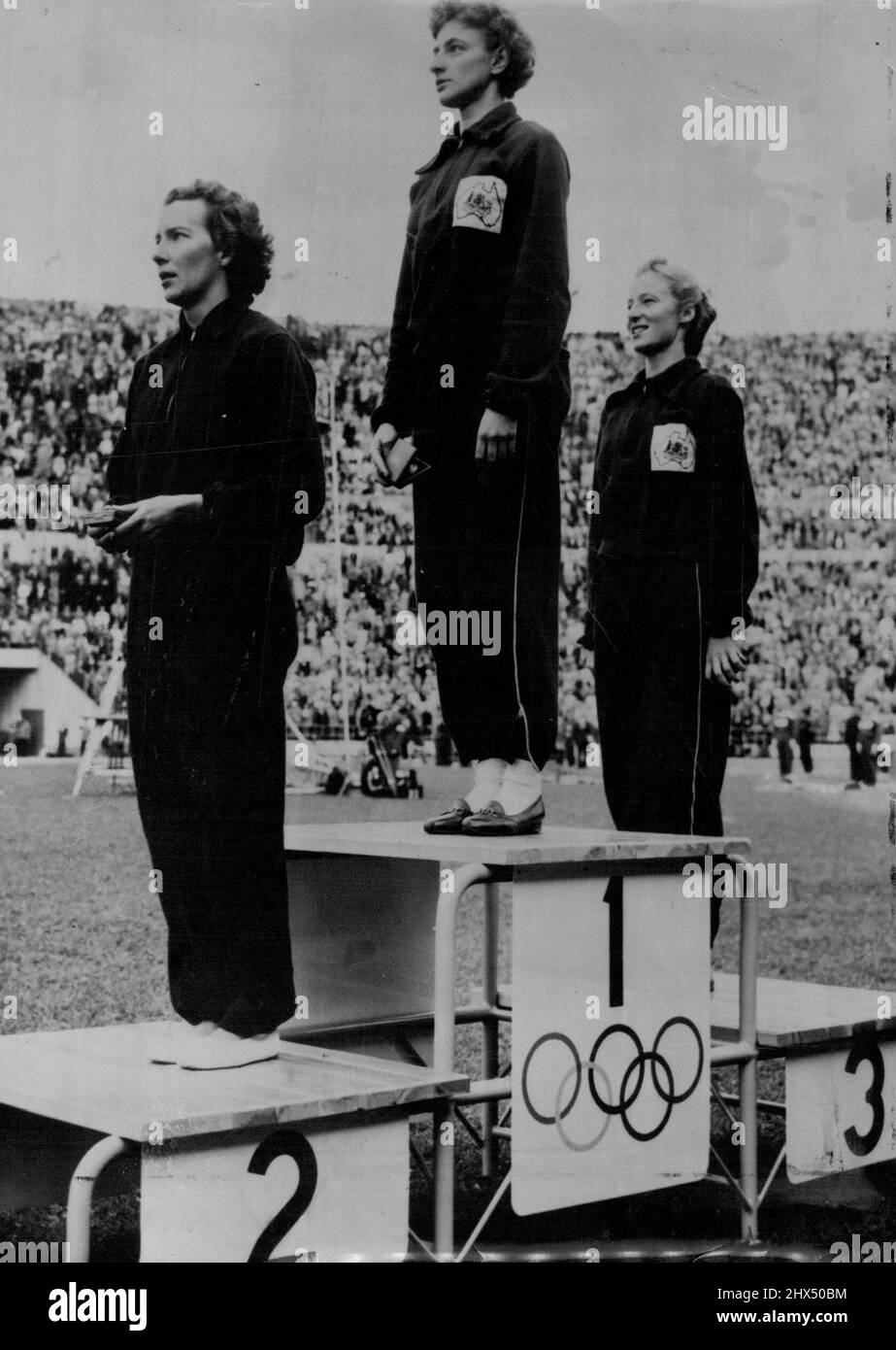 Empire Trio ***** Olympic Rostrum -- The Victors of the women's 100 ...