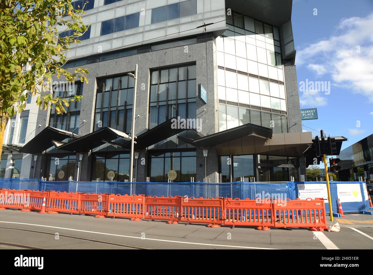 CHRISTCHURCH, NEW ZEALAND, MARCH 1, 2022 A managed isolation facility