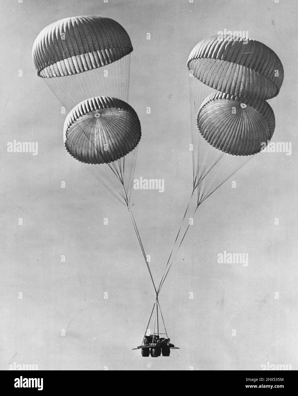 Parachute supply drop hi-res stock photography and images - Alamy