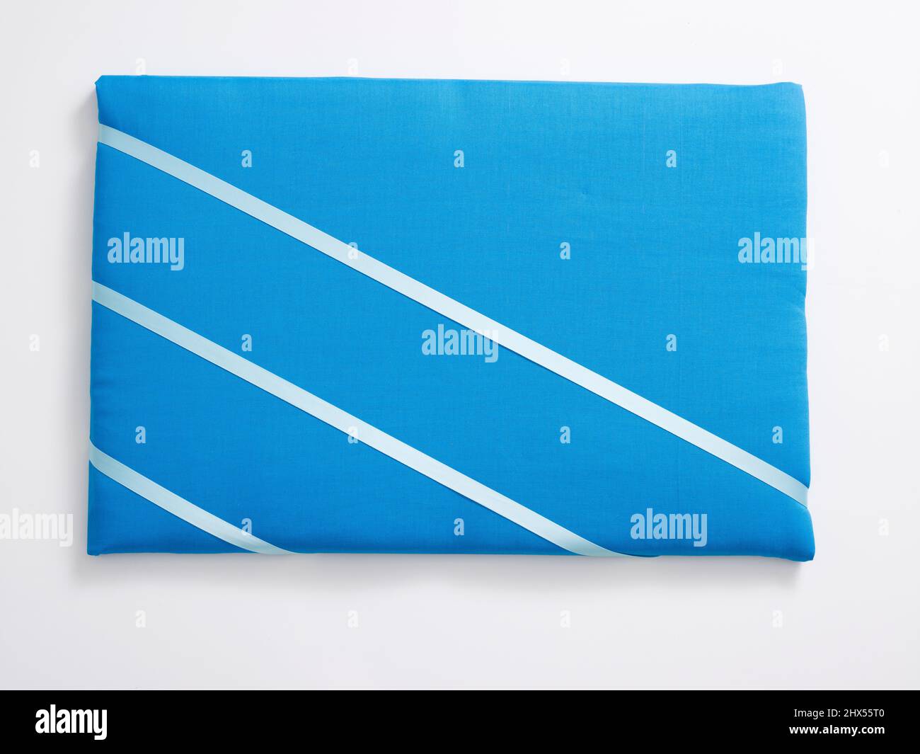 Making upholstered notice board Stock Photo Alamy