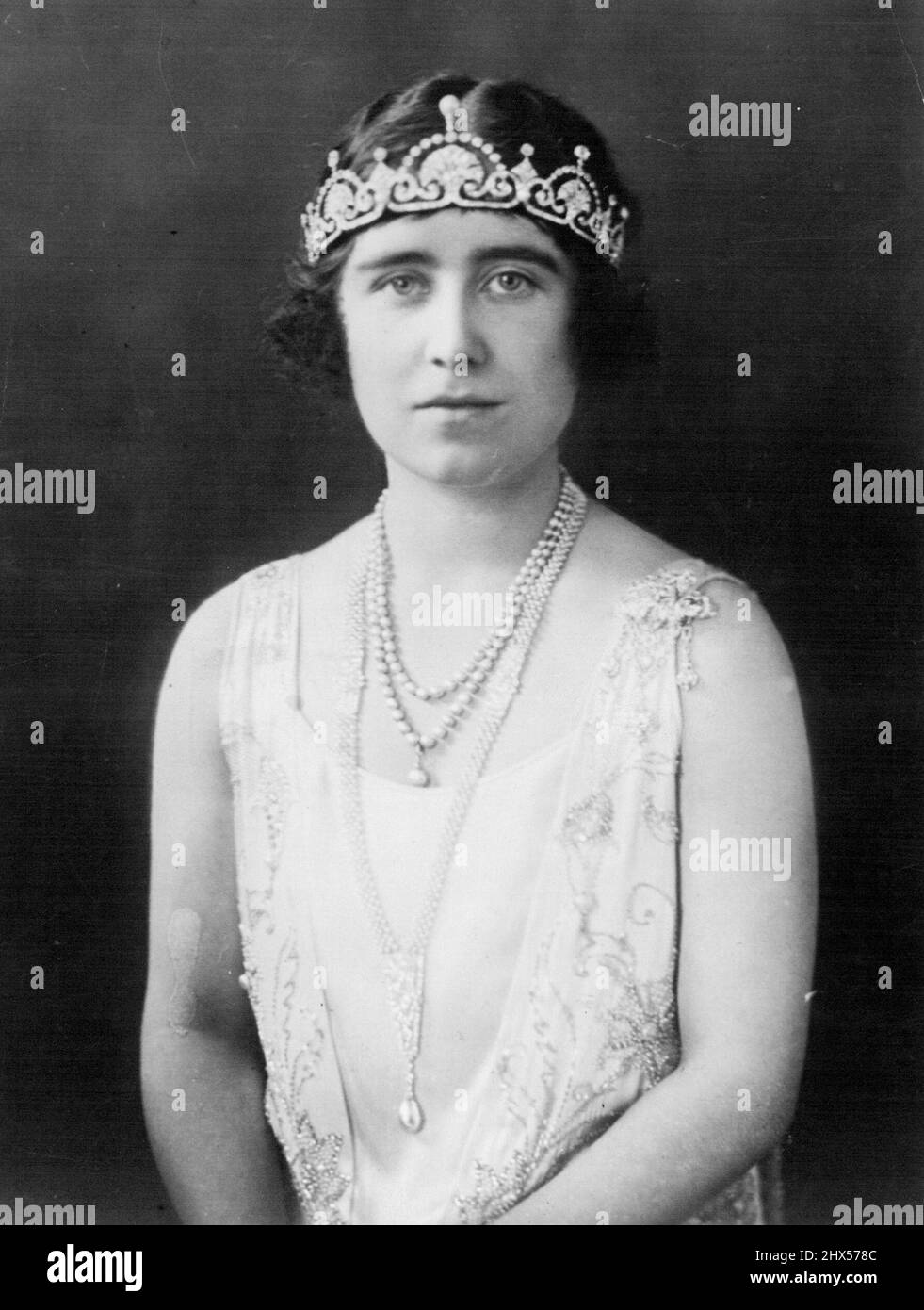 Queen Elizabeth. December 11, 1936. Stock Photo