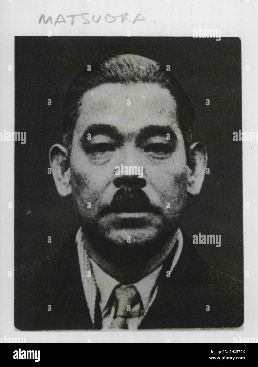Matsuoka -- Japanese Foreign Minister. July 23, 1940. Stock Photo
