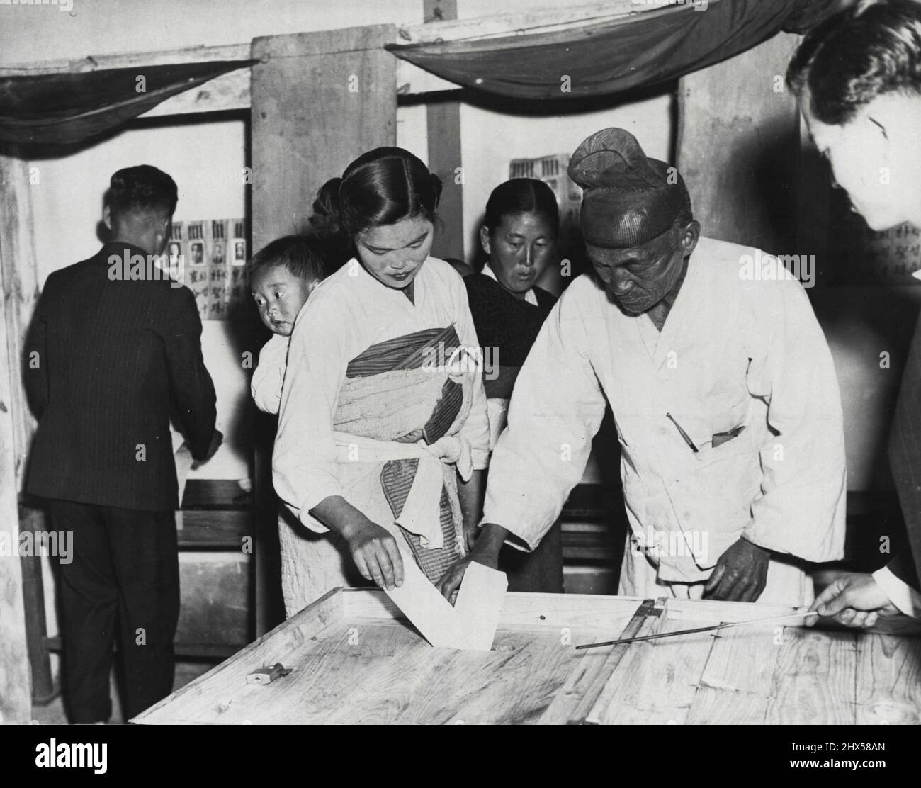 Korea election 1948 hi-res stock photography and images - Alamy