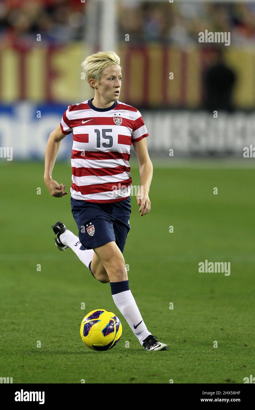 Abby Wambach in action for team USA Stock Photo Alamy