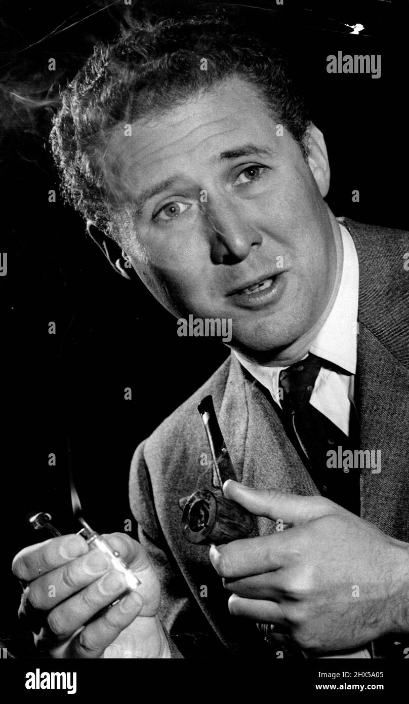 Anthony Quayle, Stratford Theatre director. June 22, 1953. Stock Photo