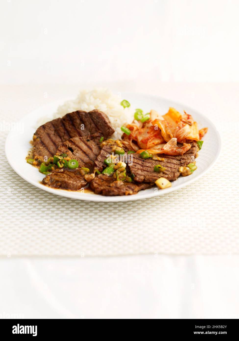Korean grilled beef (bulgogi Stock Photo Alamy
