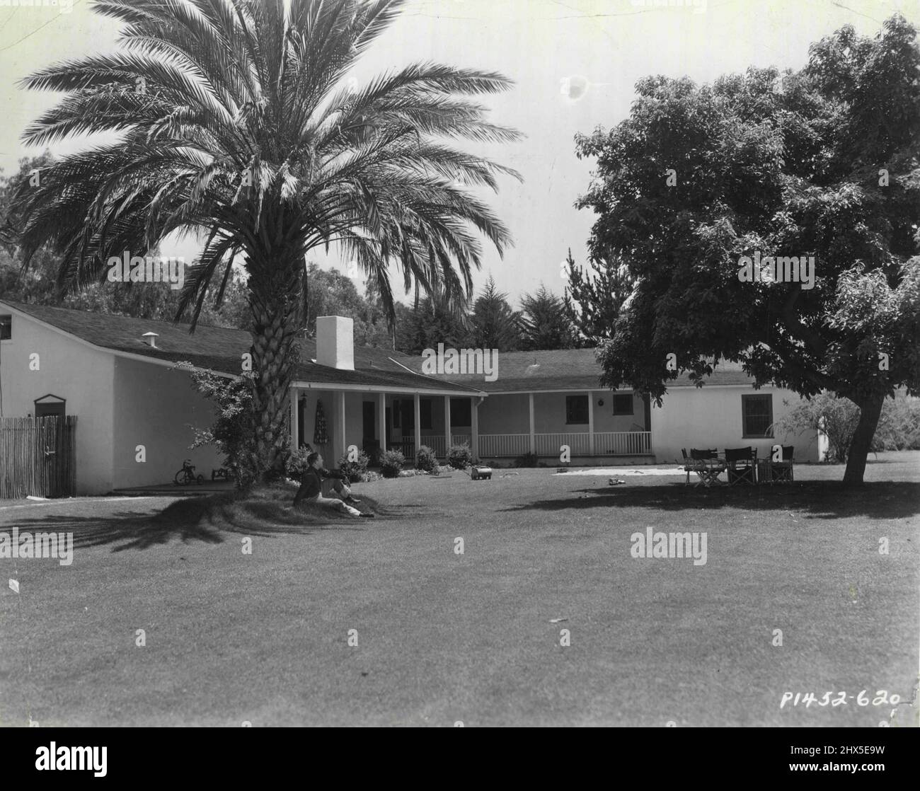 Crosby Castle Here is the adobe ranch house Built on Bing Crosby's Extended Acreage at Sante