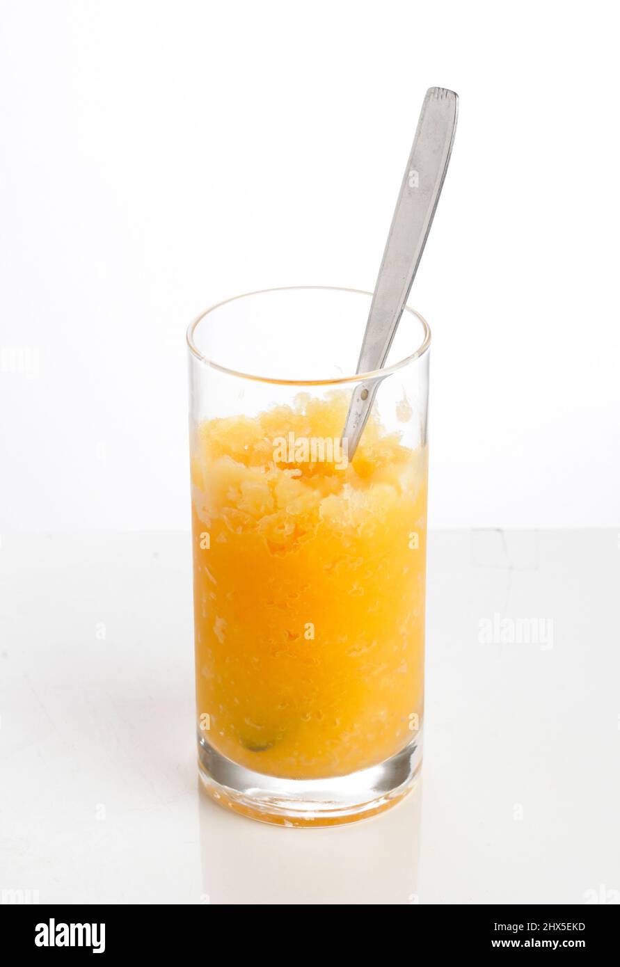 Frozen orange juice Stock Photo Alamy