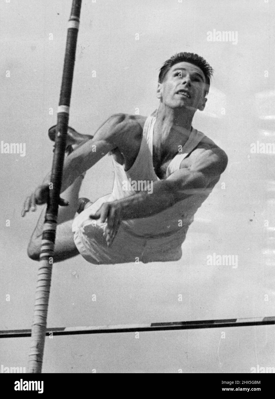 The A.A.A. Championships A spectacular action shot as N.G.A. Gregory