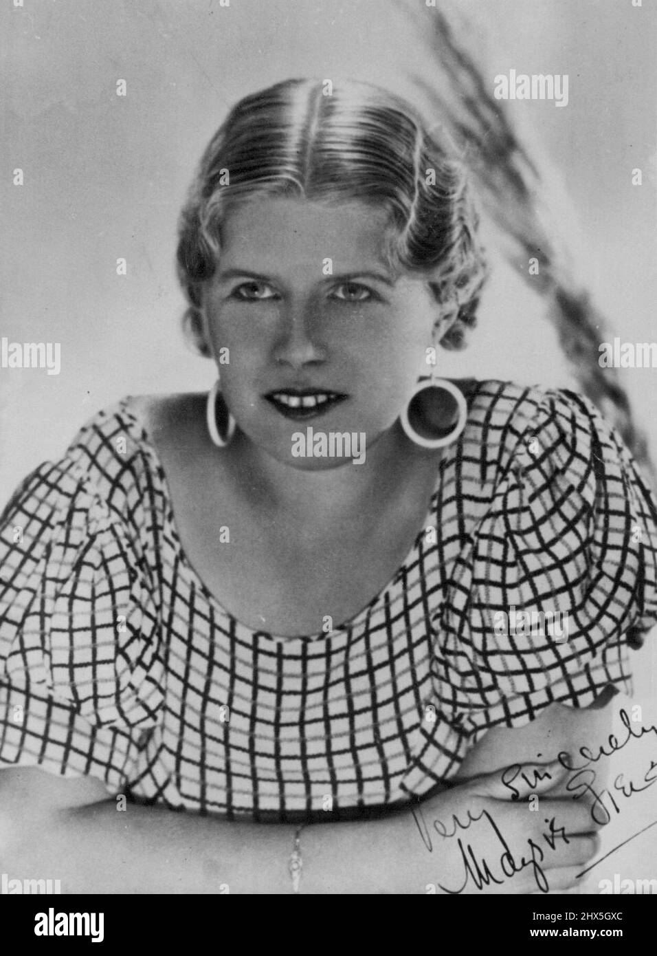 Maysie Greig. September 04, 1935. September 04, 1935. Stock Photo