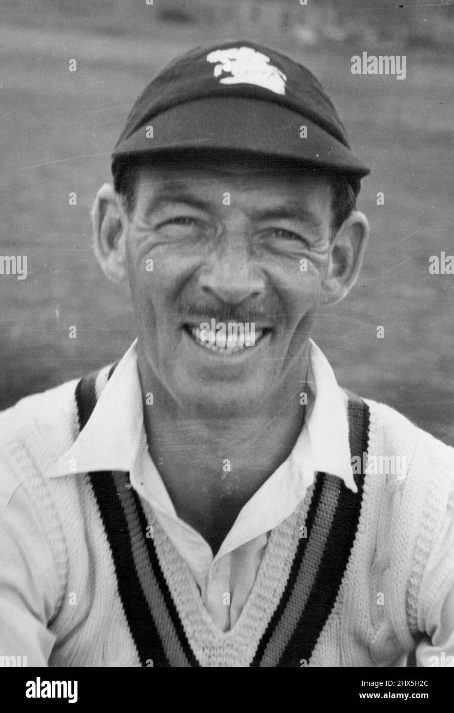 P. Smith - Eng. Cricketer. October 8, 1946. Stock Photo