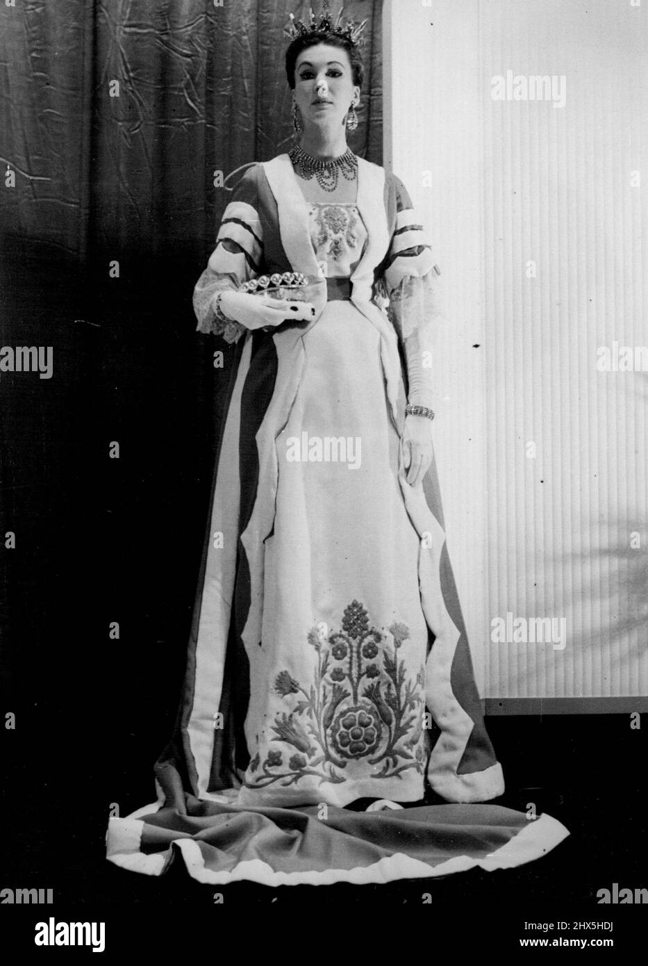 Peeress Robe Visitors to a West End fashion show had a preview of some of the ...