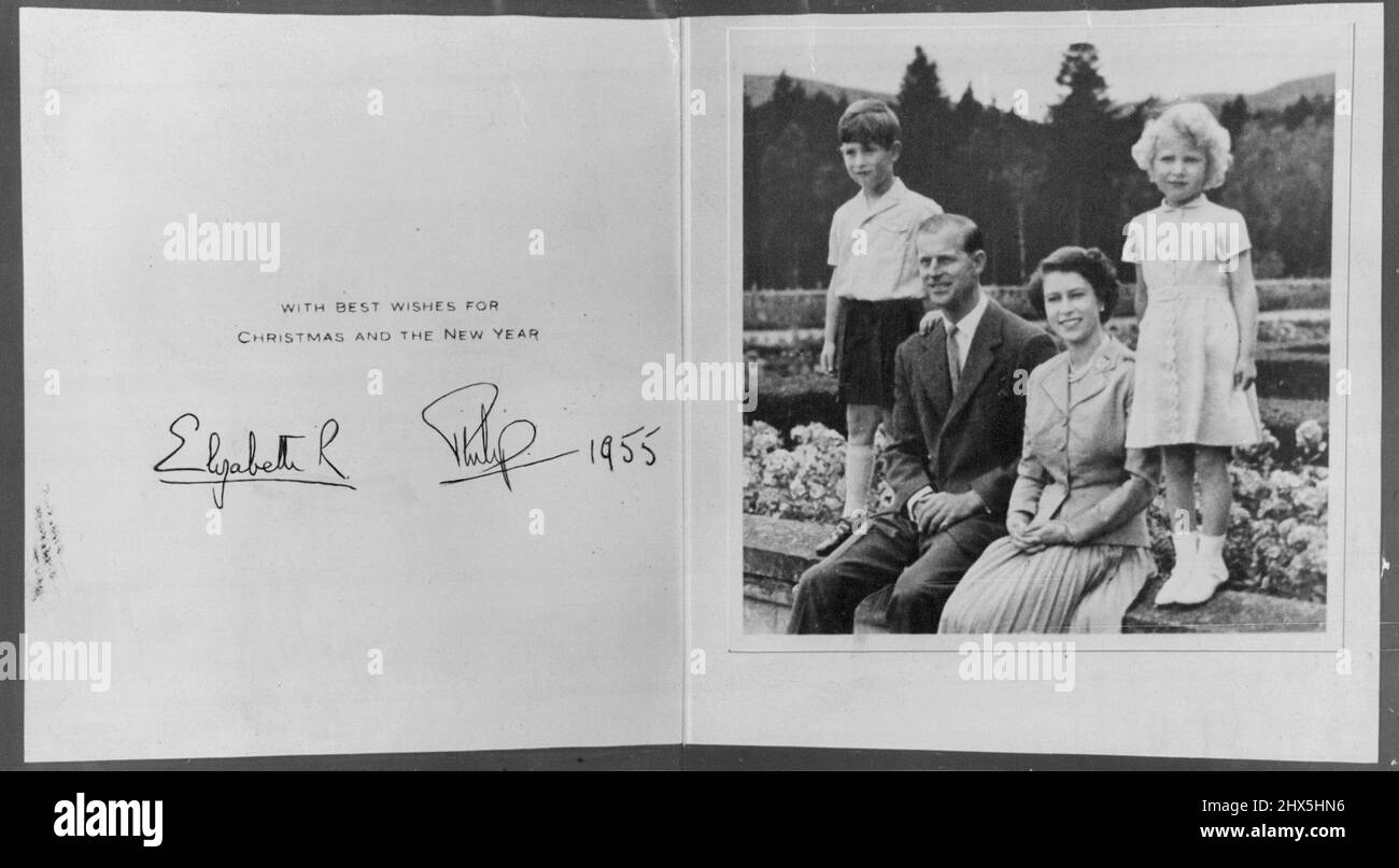 Queen Elizabeth Christmas Card 