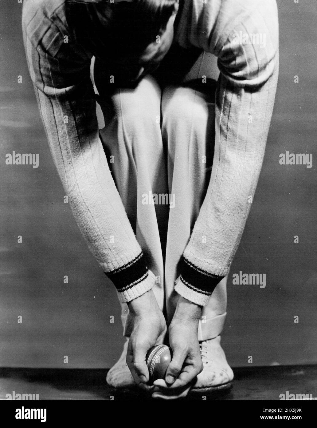 Try to get behind the ball, then you can't miss. October 1, 1947 Stock