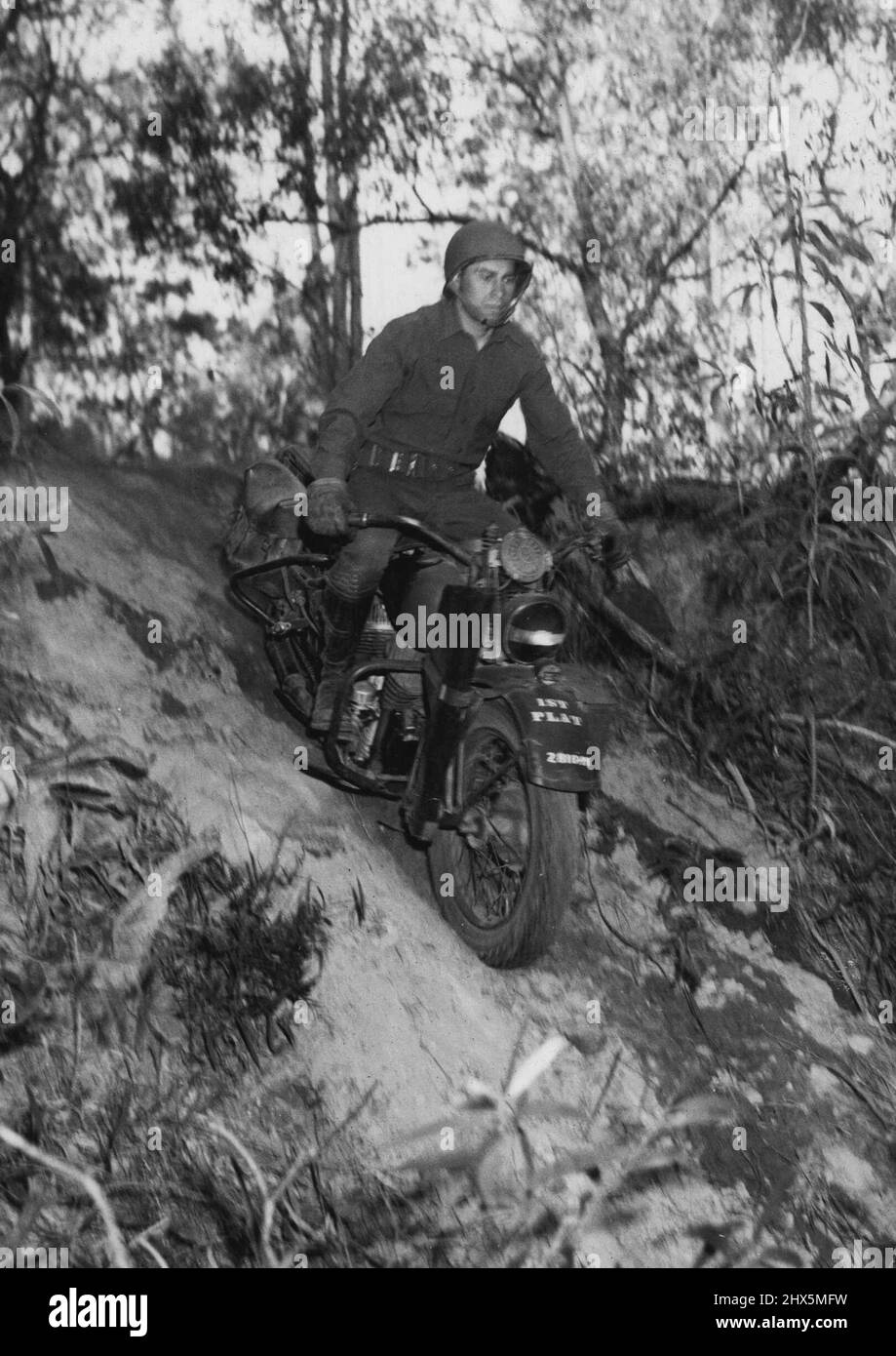 Despatch motorcycle Black and White Stock Photos & Images - Alamy