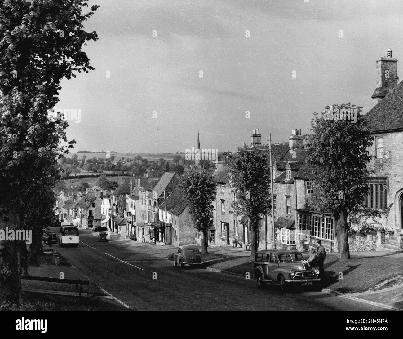 Oxfordshire Burford. January 1, 1954 Stock Photo Alamy