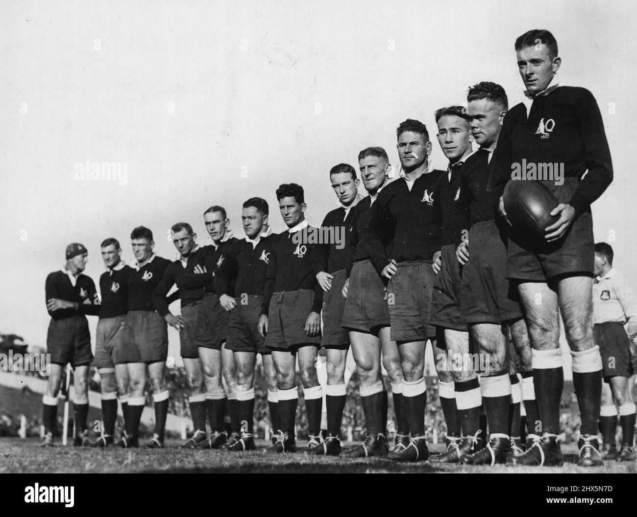 Qld 1933 R League Team. September 25, 1933. Stock Photo