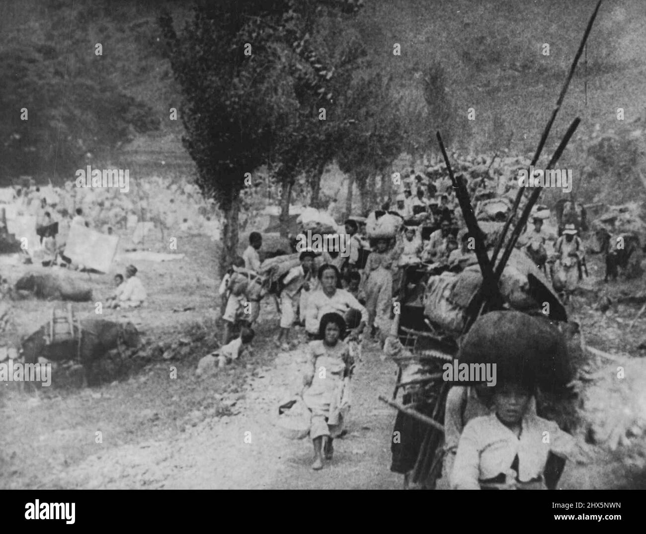 Inchon Korean War. October 09, 1953. Stock Photo