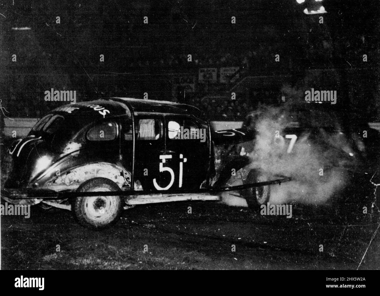 Historic Car Crash Black And White Stock Photos Images Alamy