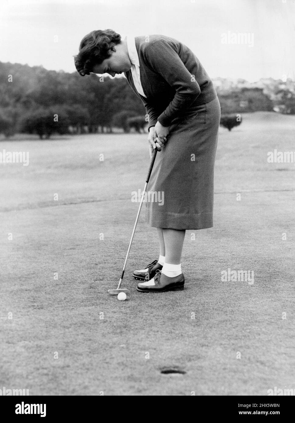 Vintage golfers Black and White Stock Photos & Images - Alamy