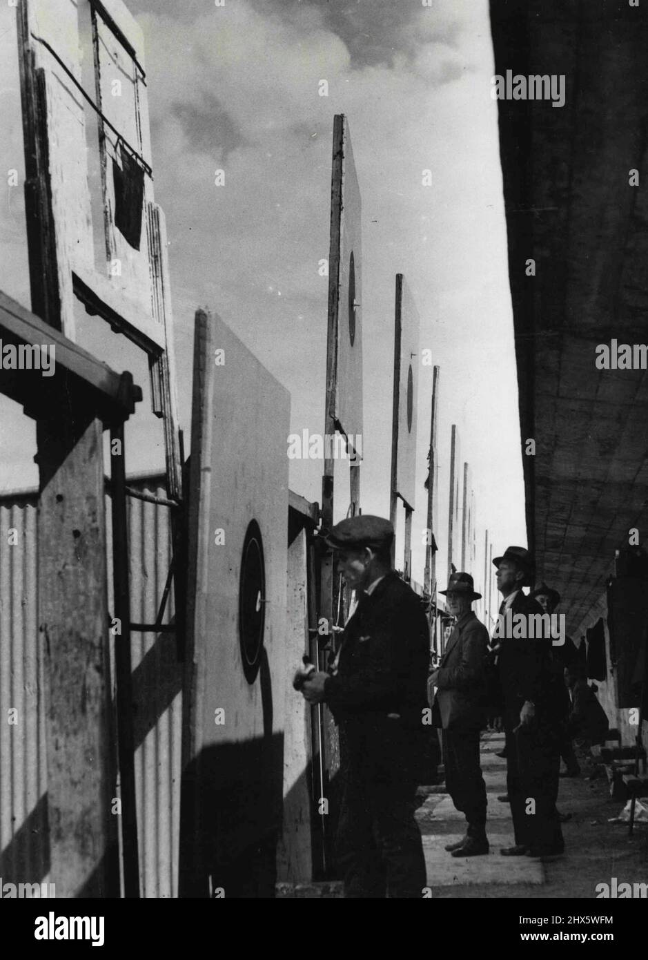 Behind the Target Today's scene behind the mounds at Williamstown