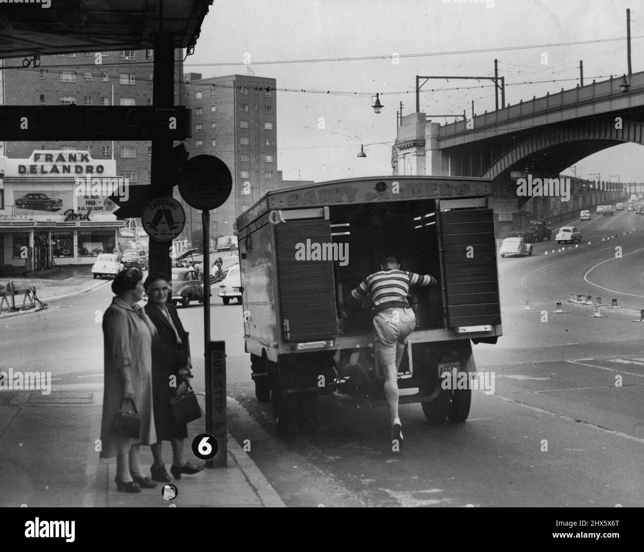 Misc. Traffic - Traffic Offences & Fines. May 28, 1955. Stock Photo