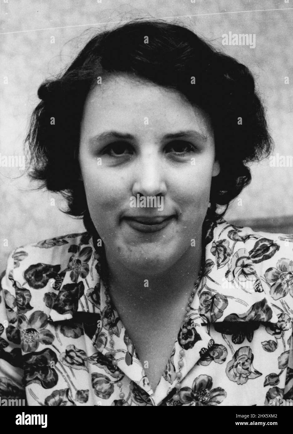 Joan Hornby, the girl who went blind as a baby and who after 18 years