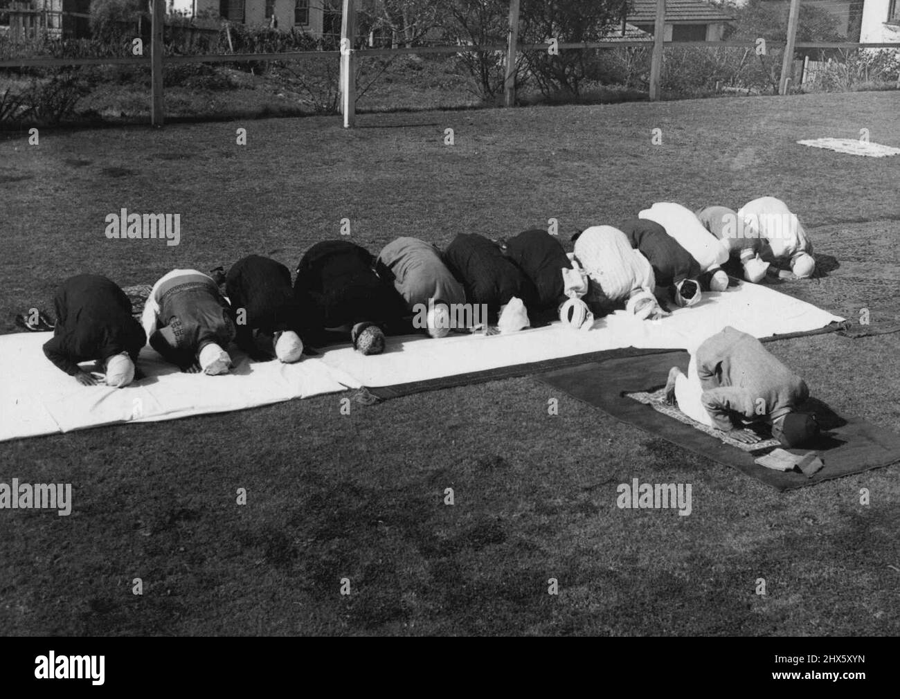 Under the directions of the Imam (priest) they prostrated themselves on ...