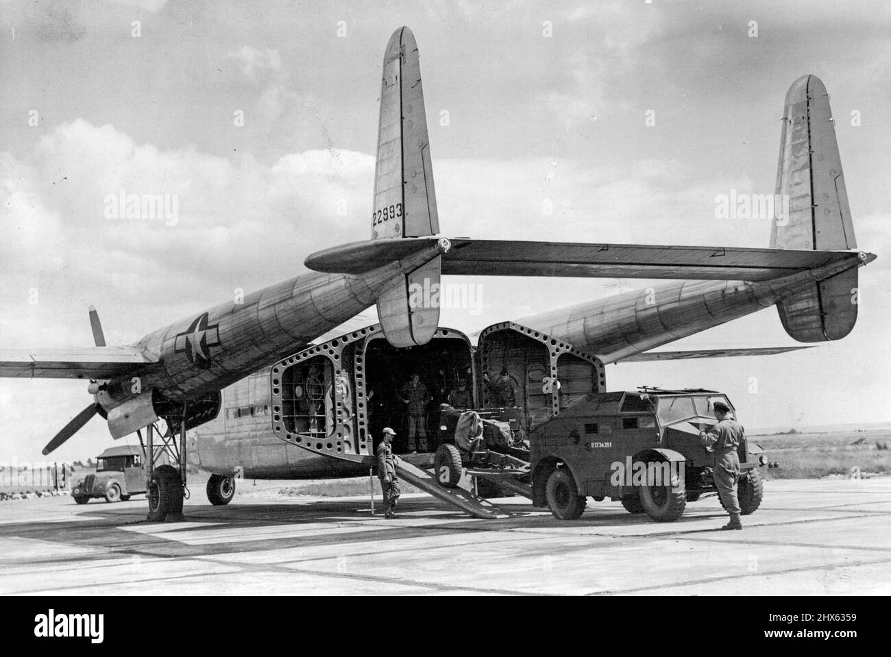 Fairchild C-82 Packet Stock Photo - Alamy