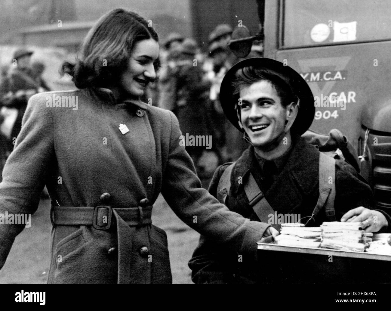 Arrival of american troops hi-res stock photography and images - Alamy