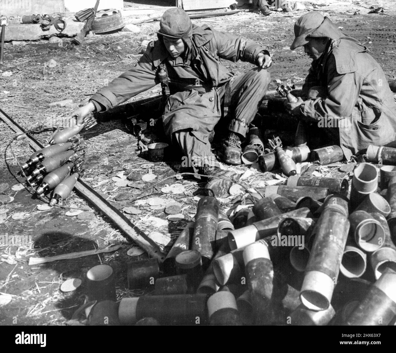 A Day With the 25th (Fourth of Ten) - South Korean Soldiers check fuses ...