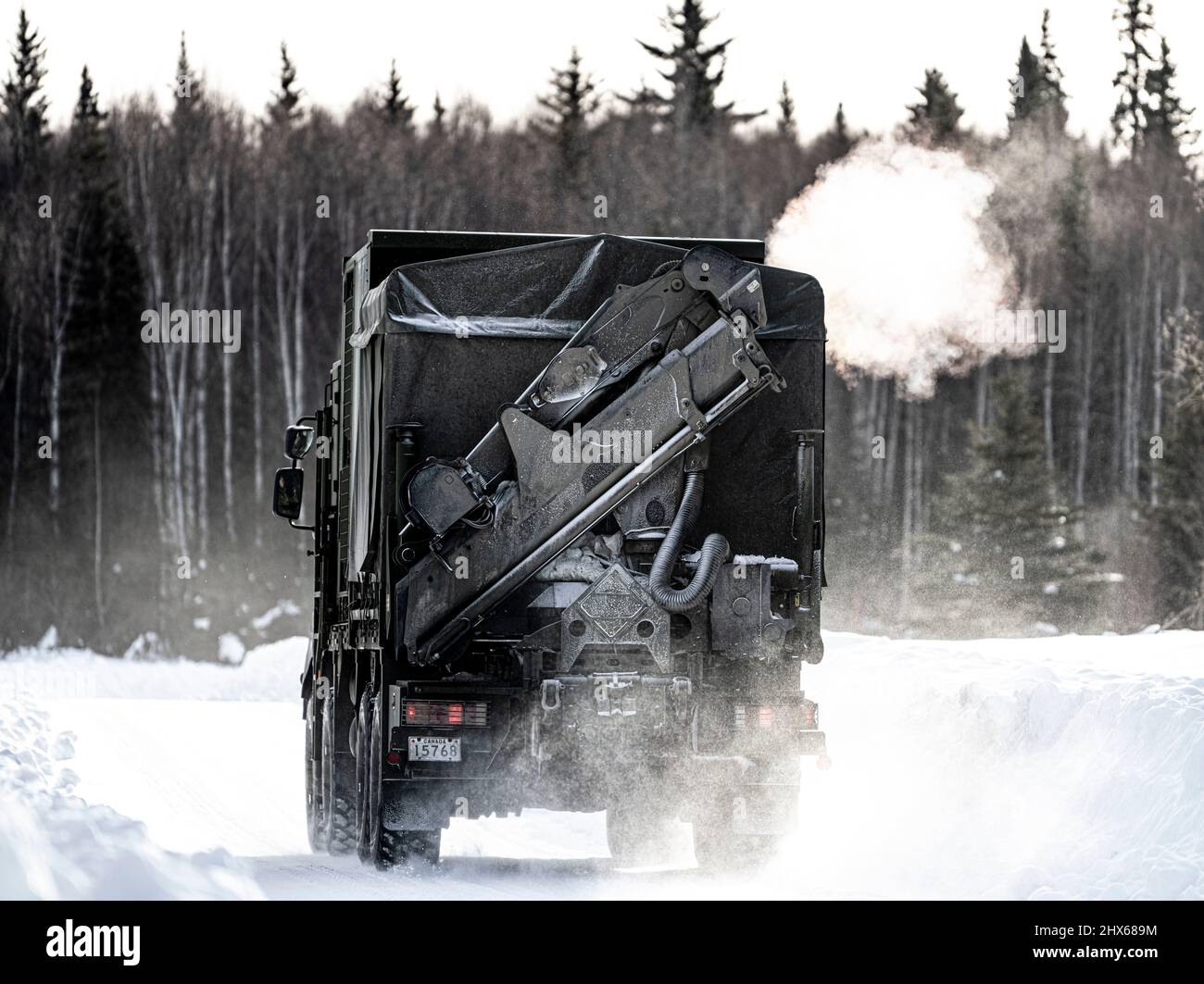 A component of a Canadian Army medium range radar (MRR) assembly