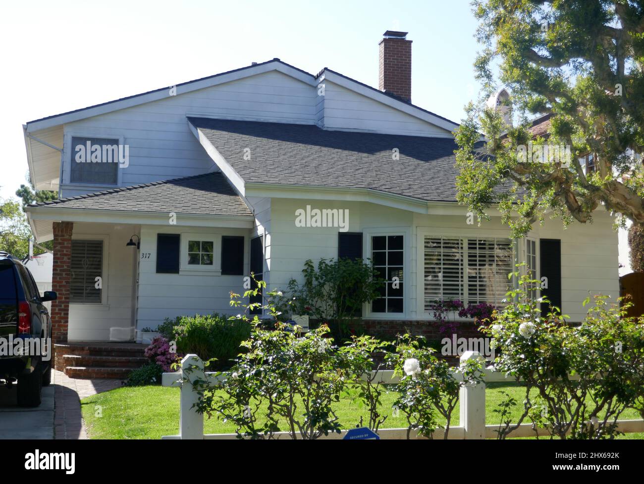 Beverly Hills, California, USA 6th March 2022 Actress Audra Lindley's Former Home/house at 317 S. Carmelina Avenue on March 6, 2022 in Beverly Hills, California, USA. Photo by Barry King/Alamy Stock Photo Stock Photo