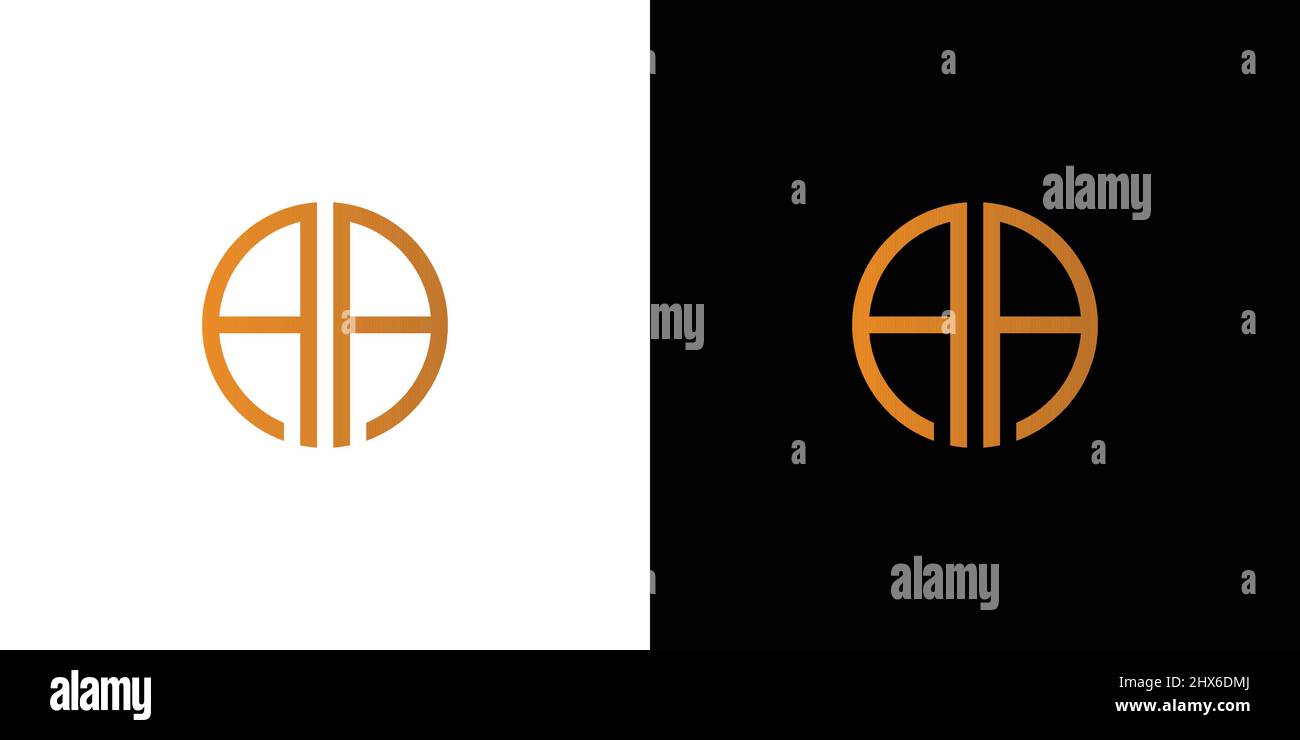 Modern and elegant AA initials logo design 1 Stock Vector Image & Art ...