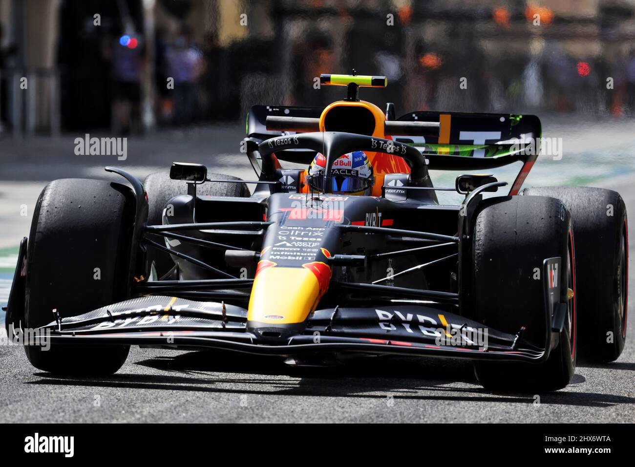 Bahrain, UAE, 10/03/2022, Sergio Perez (MEX) Red Bull Racing RB18. 10.03. 2022