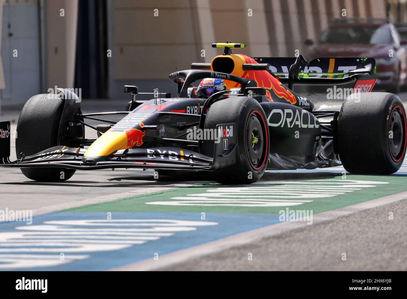 Bahrain, UAE, 10/03/2022, Sergio Perez (MEX) Red Bull Racing RB18. 10.03. 2022