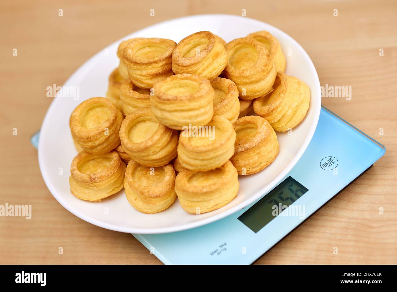 A vol-au-vent is a small hollow case of puff pastry Stock Photo - Alamy